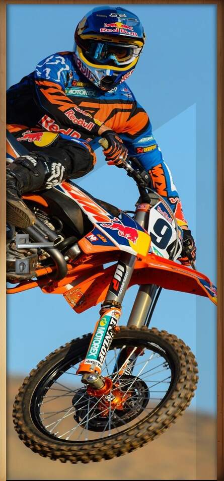 Adesivo para Porta Moto KTM Motocross