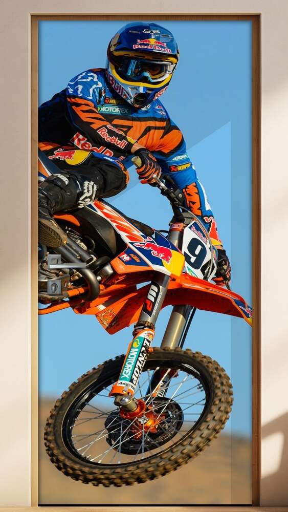 Adesivo para Porta Moto KTM Motocross