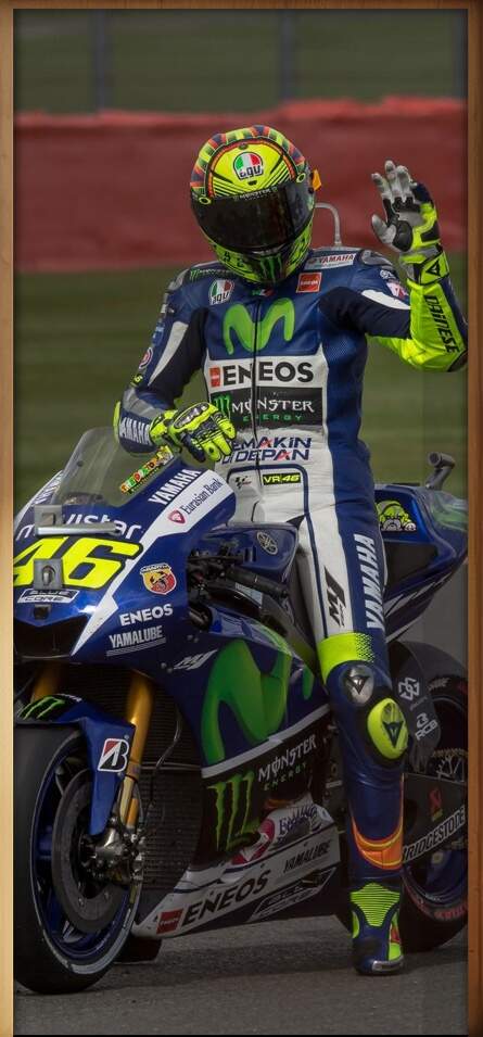 Adesivo para Porta Moto Yamaha Valentino Rossi 2