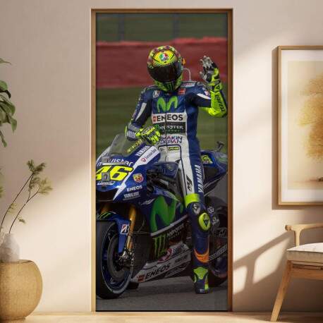 Adesivo para Porta Moto Yamaha Valentino Rossi 2