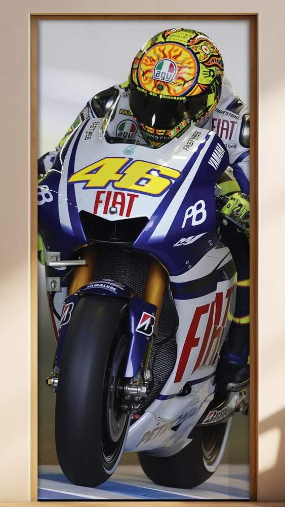 Adesivo para Porta Moto Yamaha Valentino Rossi 4