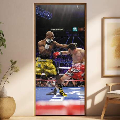 Adesivo Para Porta Boxing