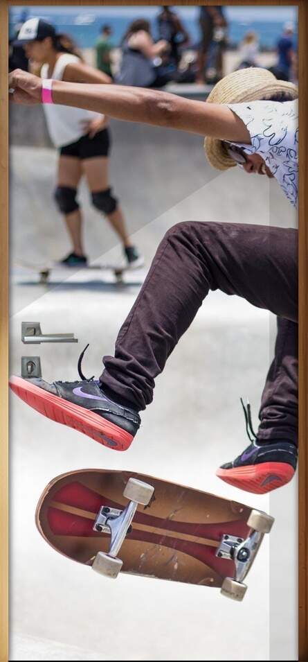 Adesivo para Porta Skateboard