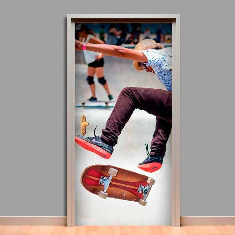 Porta Skateboard Da Pavimento E Muro – Supporto Robusto Per 14 Skateboard, Per Casa O Garage