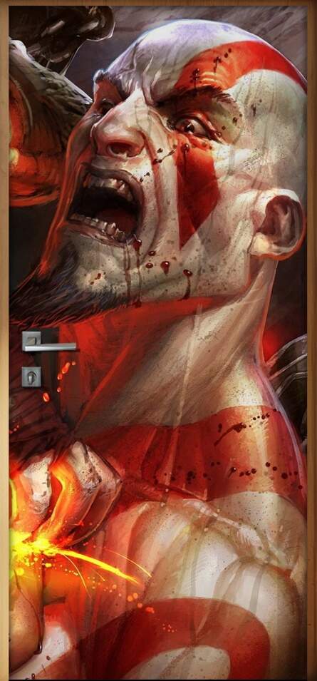 Adesivo para Porta God of War 2