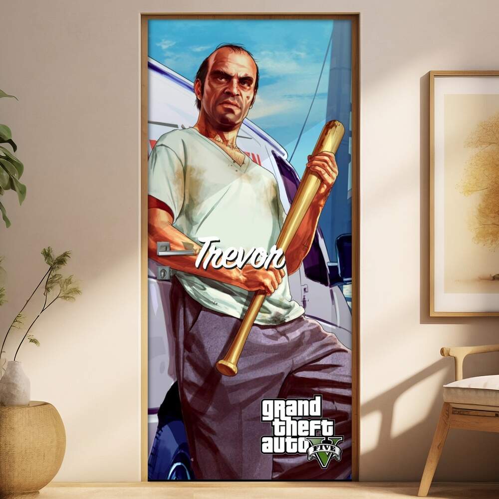 Adesivo para Porta GTA 5 Trevor
