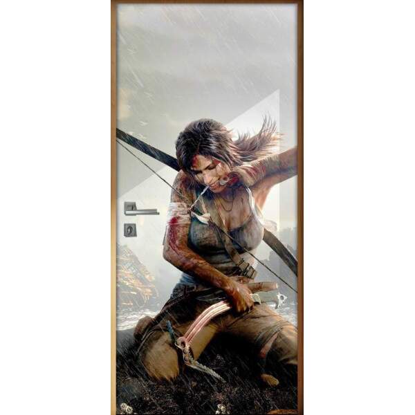 Adesivo para Porta Lara Croft Tomb Raider