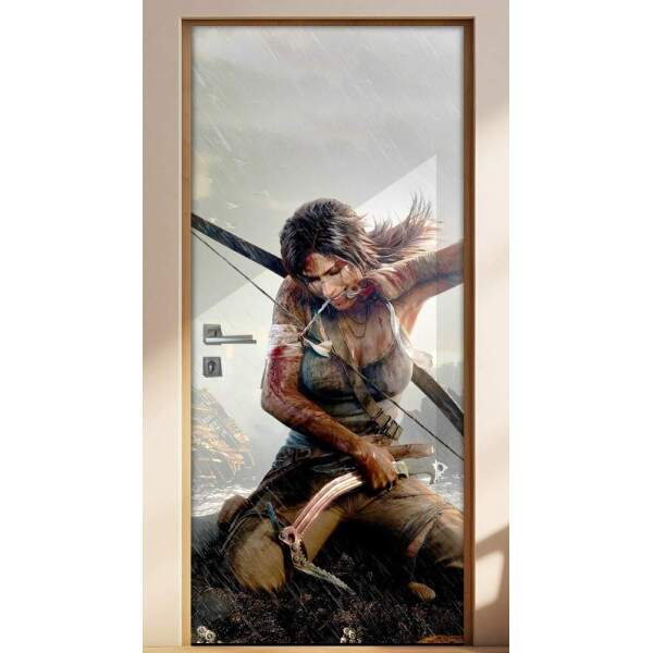 Adesivo para Porta Lara Croft Tomb Raider