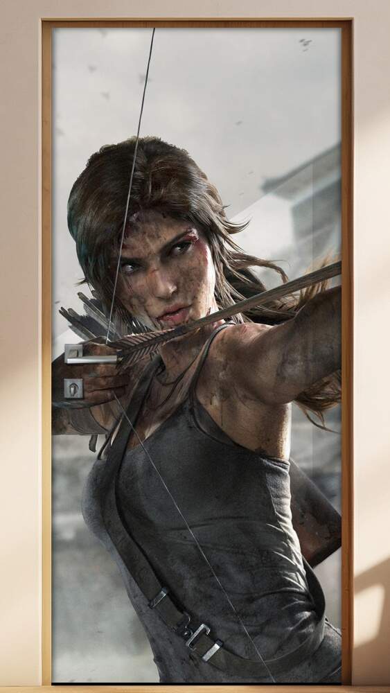 Adesivo para Porta Lara Croft Tomb Raider 2