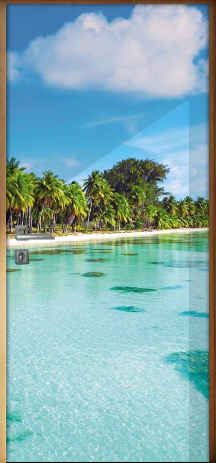 Adesivo para Porta Praia 3