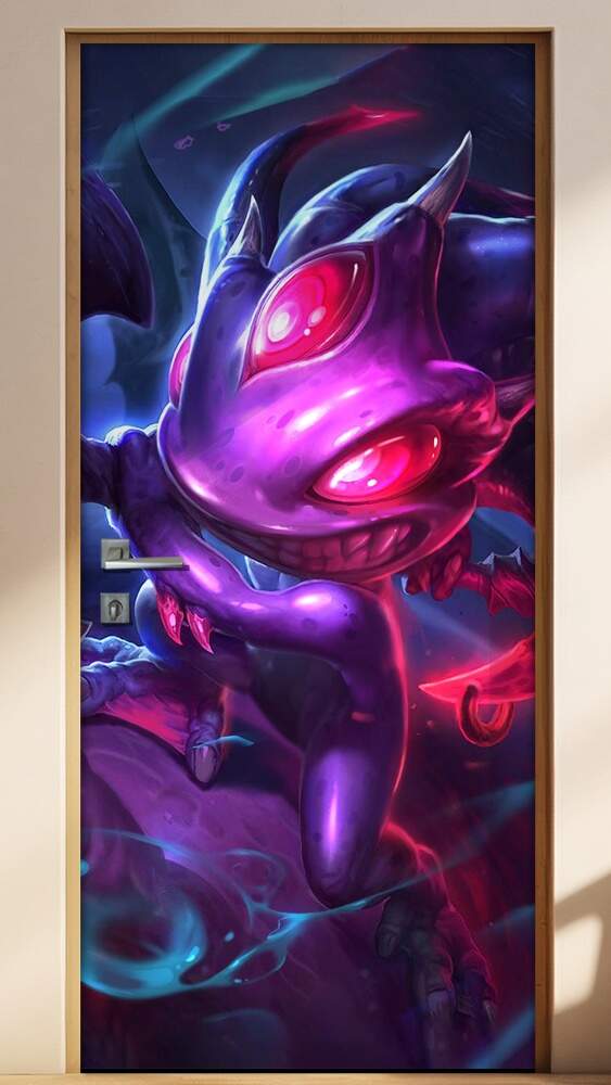 Adesivo para Porta League of Legends 9