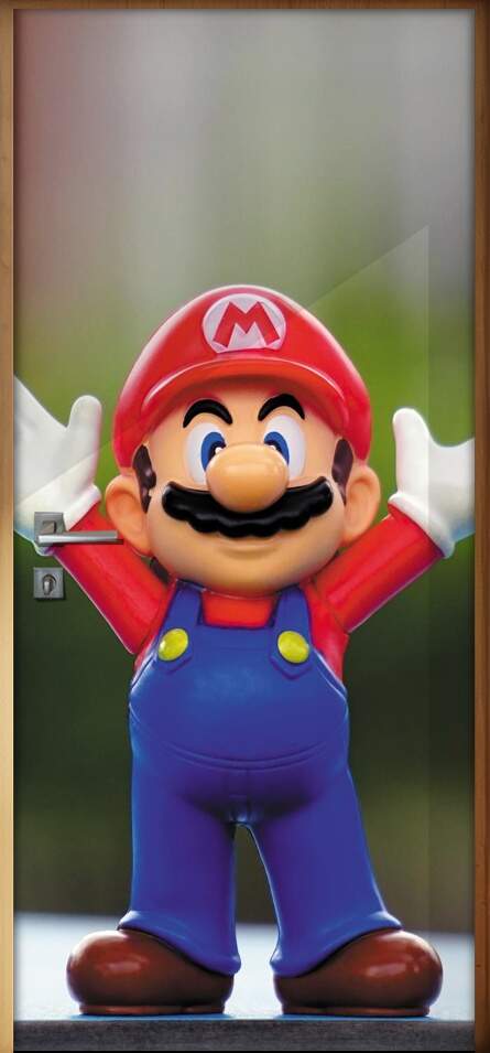 Adesivo para Porta Mario Miniatura