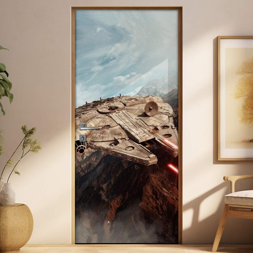 Adesivo para Porta Millennium Falcon