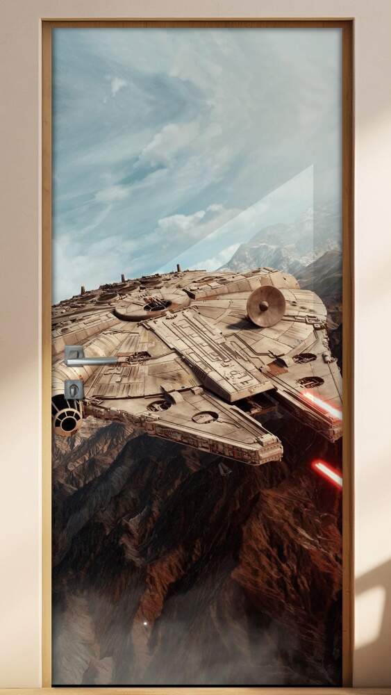 Adesivo para Porta Millennium Falcon