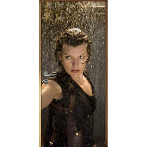 Adesivo para Porta Resident Evil Alice 2
