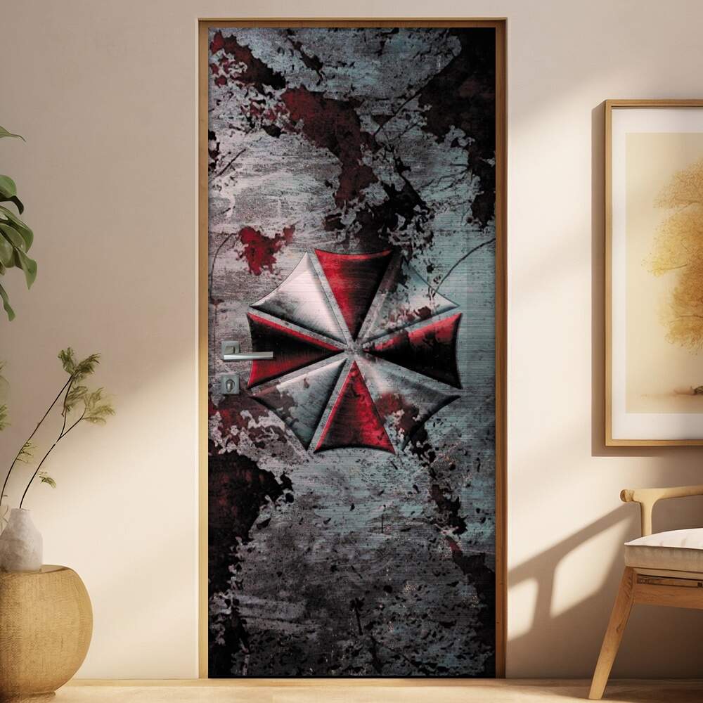 Adesivo para Porta Resident Evil Umbrella