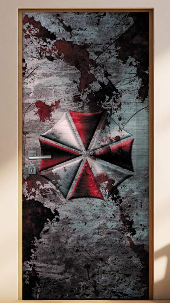 Adesivo para Porta Resident Evil Umbrella