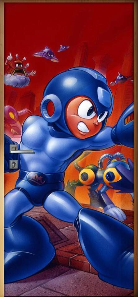 Adesivo para Porta Mega Man