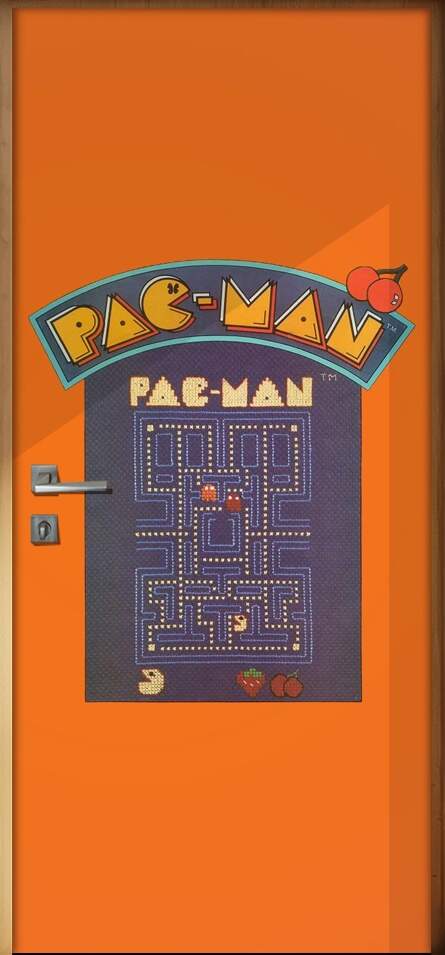 Adesivo para Porta Pac Man