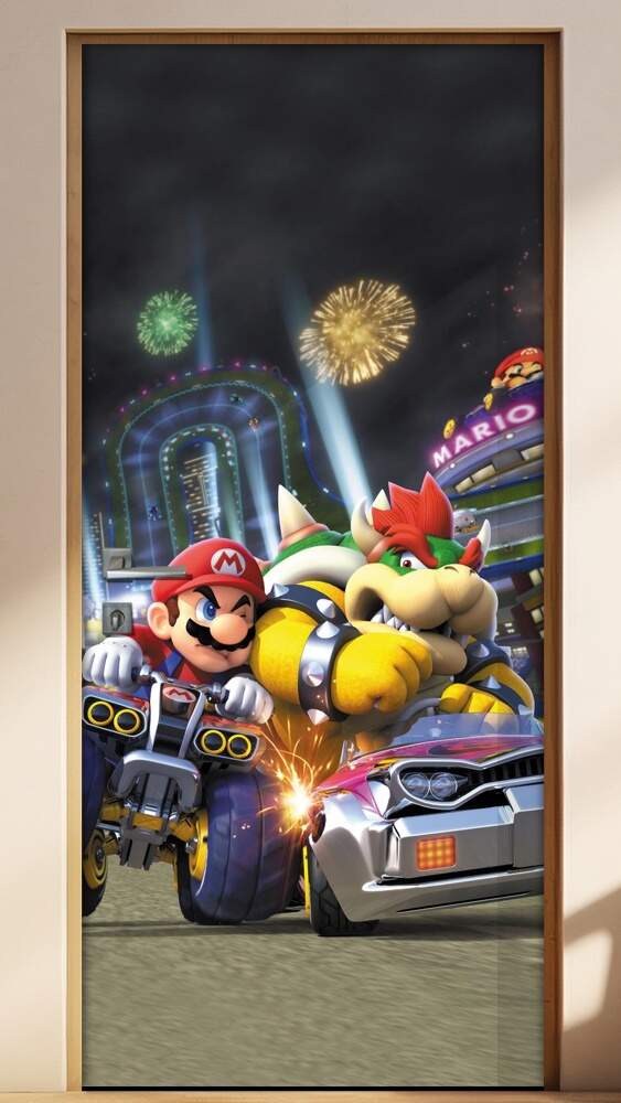 Adesivo para Porta Super Mario Kart