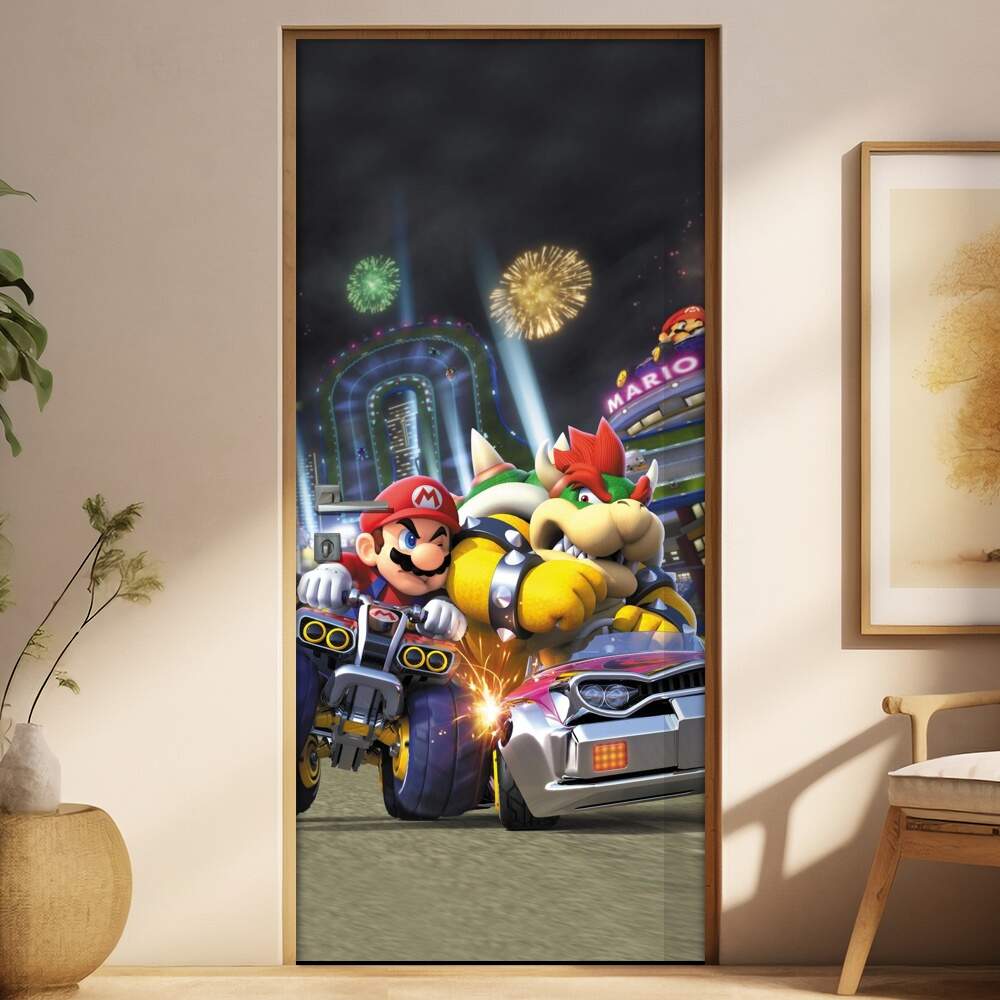 Adesivo para Porta Super Mario Kart