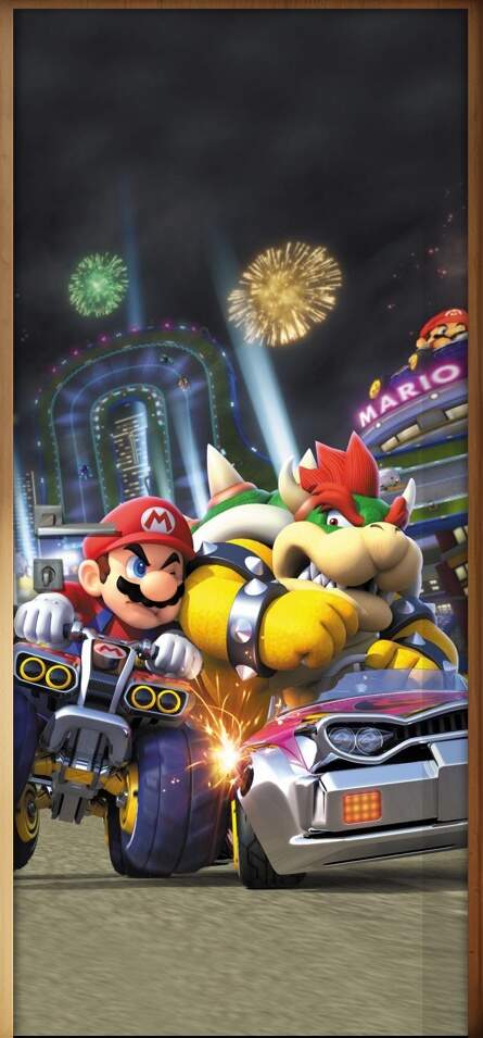 Adesivo para Porta Super Mario Kart