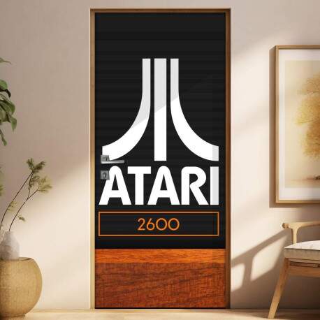 Adesivo para Porta Video Game Atari