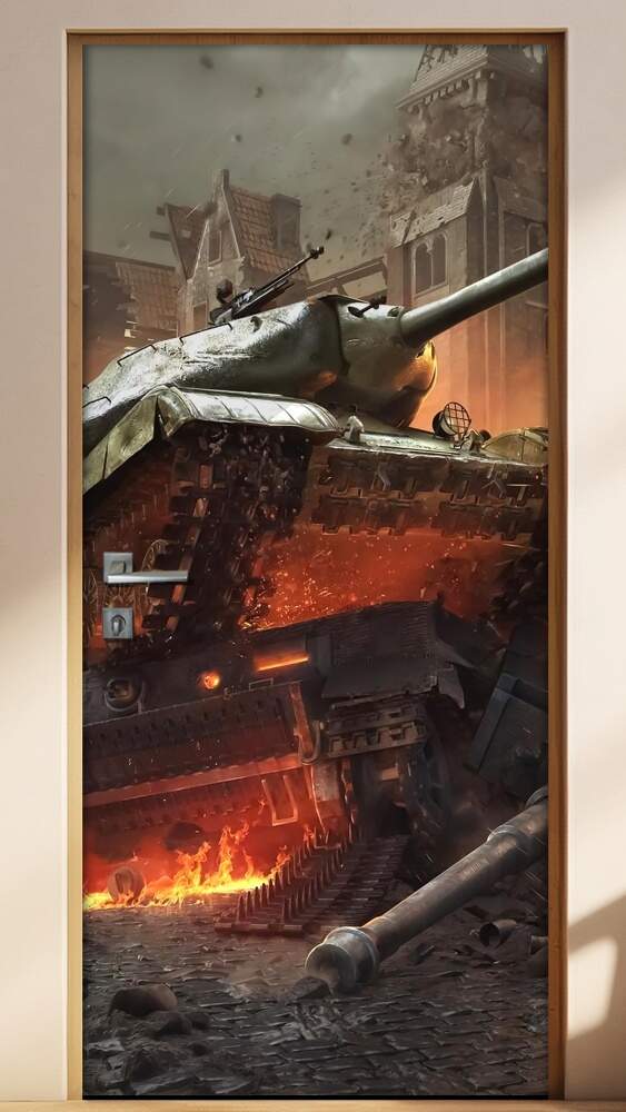 Adesivo para Porta World of Tanks