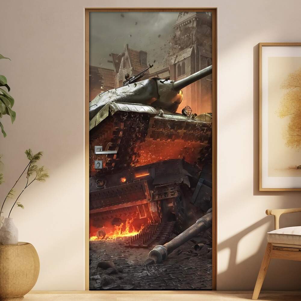 Adesivo para Porta World of Tanks