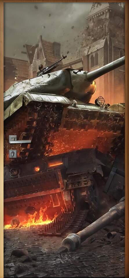 Adesivo para Porta World of Tanks