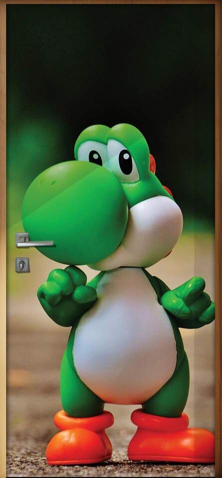 Adesivo para Porta Super Mario Yoshi