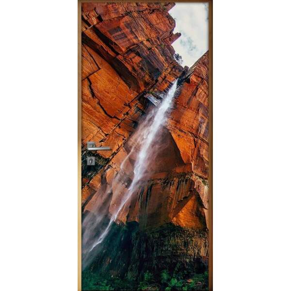 Adesivo Para Porta Cachoeira Parque Nacional