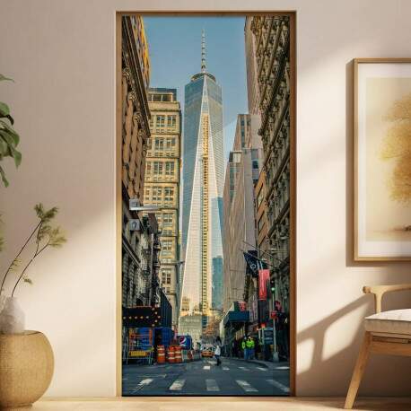Adesivo para Porta Nova York Manhathan