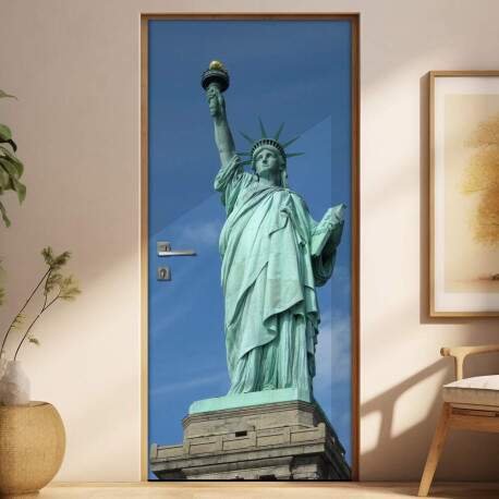 Adesivo para Porta Nova York Esttua da Liberdade