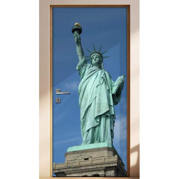 Adesivo para Porta Nova York Esttua da Liberdade