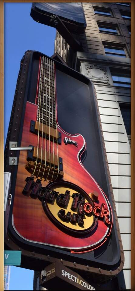 Adesivo para Porta Hard Rock Coffee 2