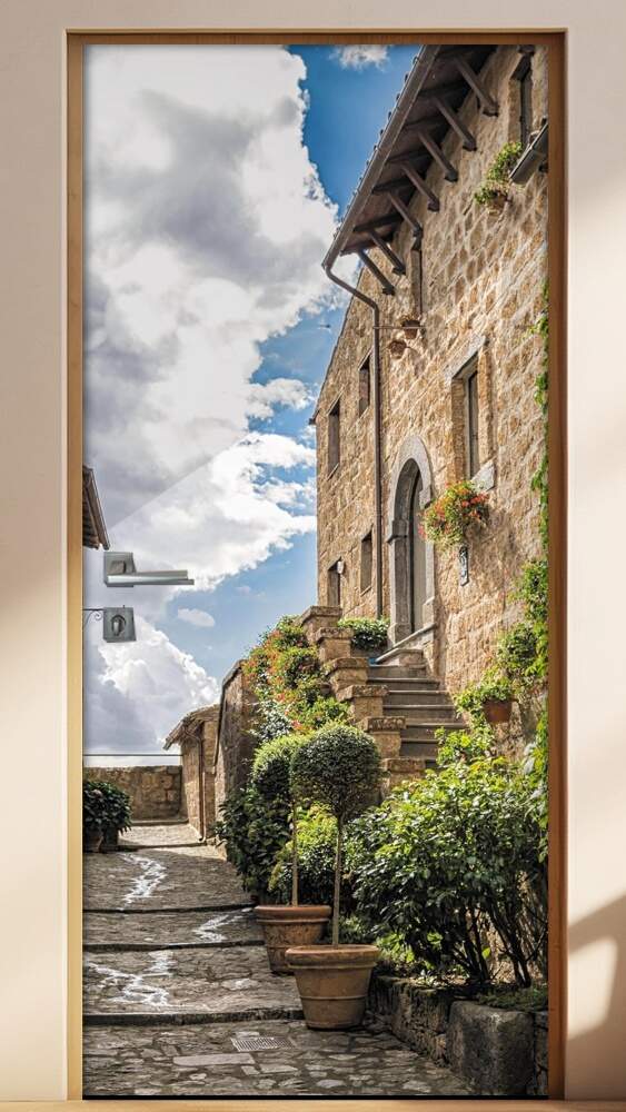 Adesivo para Porta Paisagem It�lia