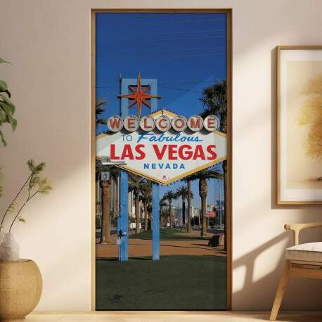 Adesivo para Porta Placa de Las Vegas 2