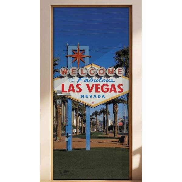 Adesivo para Porta Placa de Las Vegas 2