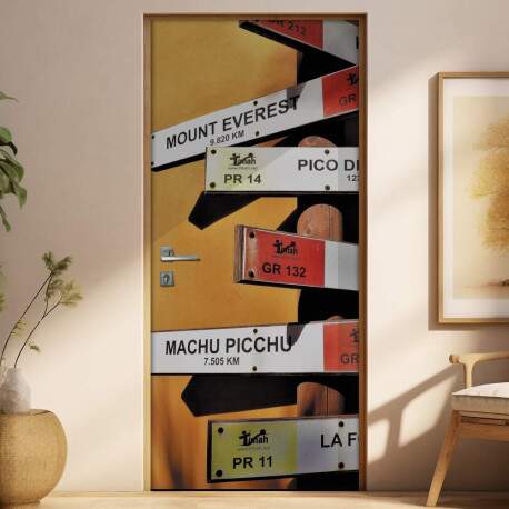 Adesivo para Porta Placas de Lugares