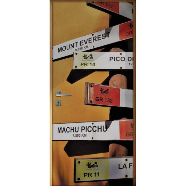 Adesivo para Porta Placas de Lugares