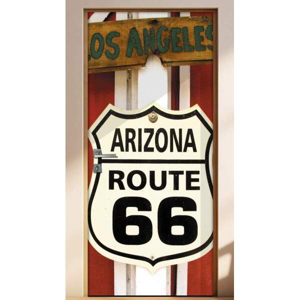 Adesivo Para Porta Arizona Rota 66