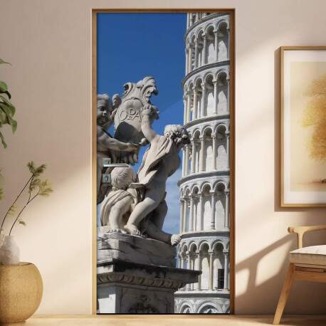 Adesivo para Porta Torre de Pisa Itlia 2