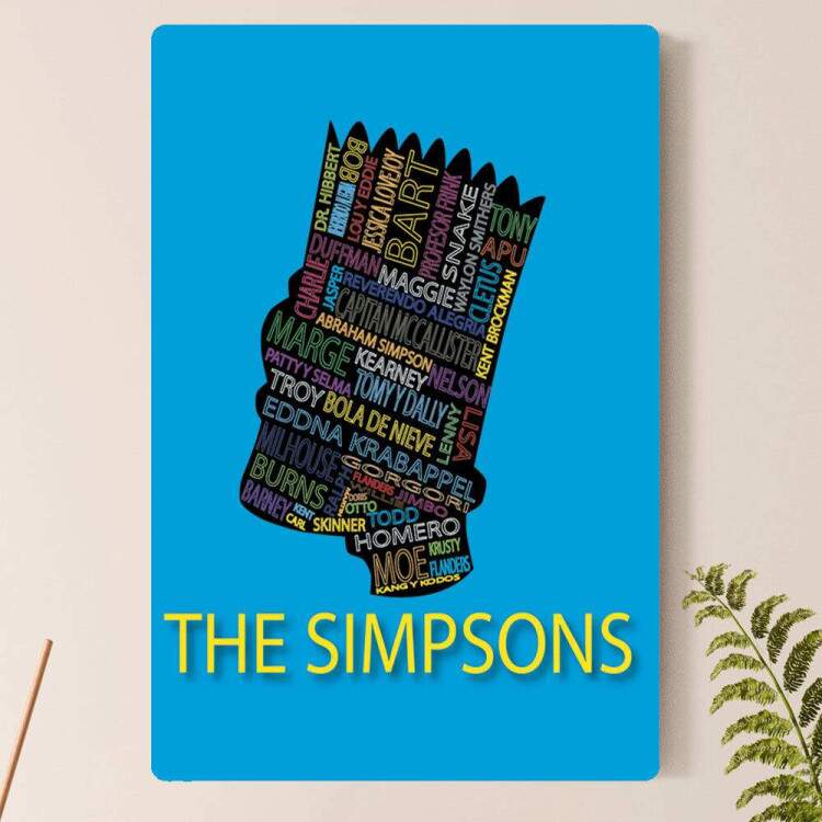 Placa Decorativa The Simpsons 30 Bart