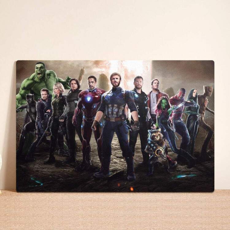 Placa Decorativa Vingadores Guerra Infinita