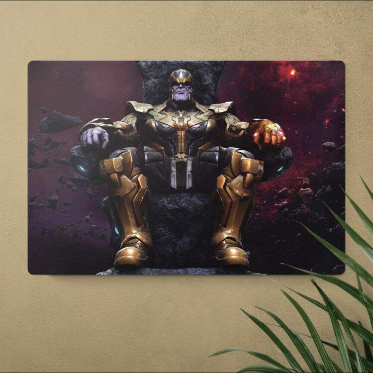 Placa Decorativa Vingadores Thanos