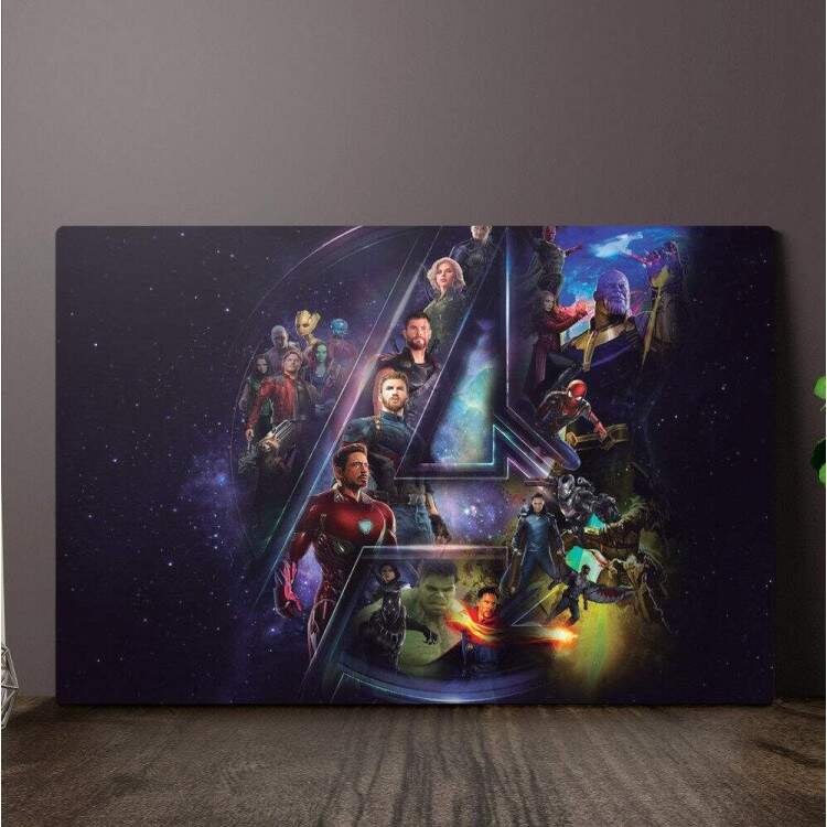 Placa Decorativa Vingadores Guerra Infinita 2