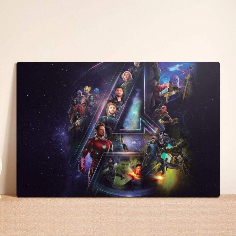 Placa Decorativa Vingadores Guerra Infinita 2