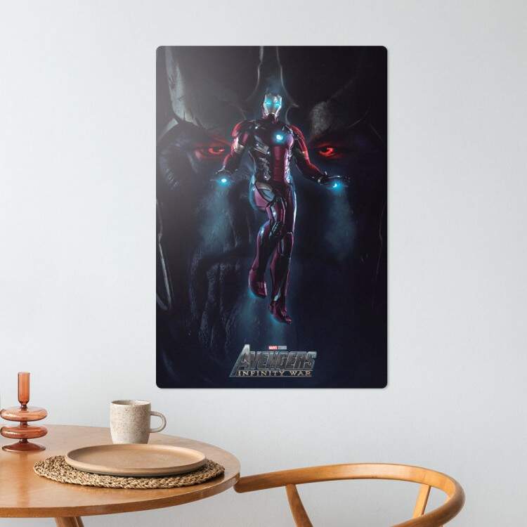 Placa Decorativa Vingadores Guerra Infinita 8