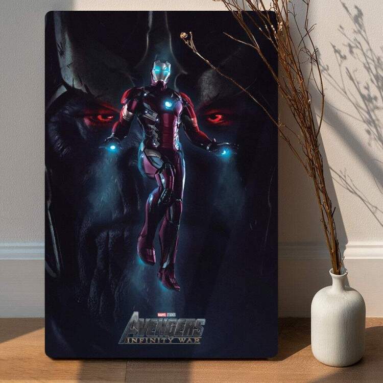 Placa Decorativa Vingadores Guerra Infinita 8